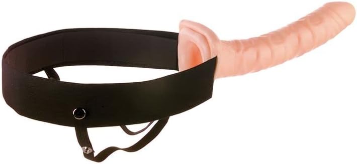 Pipedream Fetish Fantasy Series Hollow Strap-On, Flesh, 10 Inch