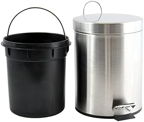 MSV 100155 Stainless Steel/Polypropylene Bin Stainless Steel 5 L