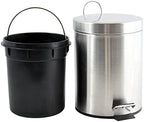 MSV 100155 Stainless Steel/Polypropylene Bin Stainless Steel 5 L