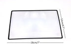 yueton 5pcs 3X Magnifying Lens Magnifier Fresnel Lens for Reading