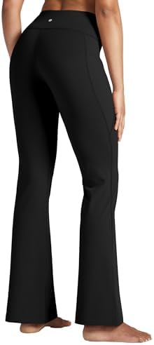 Willit Women's Yoga Pants 27"/29"/31"/33" Flare Leggings Bootcut High Waist Tummy Control Workout Pants with Pockets