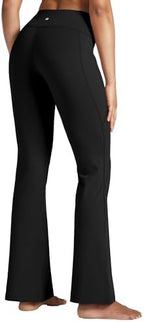 Willit Women's Yoga Pants 27"/29"/31"/33" Flare Leggings Bootcut High Waist Tummy Control Workout Pants with Pockets