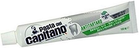 Pasta del Capitano Antitartaro Toothpaste 100ml 3.53oz, Pack of 4