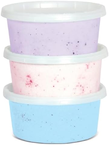 iscream Fruity Favorites Cotton Candy Floss Sugar Assortment in Purple Grape, Blue Raspberry and Pink Strawberry Flavors
