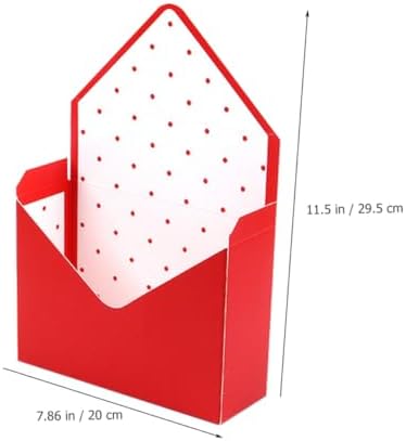CHILDWEET 10pcs Envelope Shape Flower Wrapping Boxes Paper Storage Boxes Floral Candy Packing Cases for Wedding Birthday Party Decoration