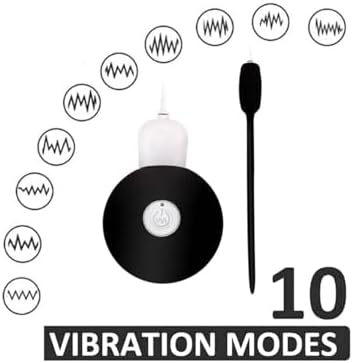 Remote Control Sound Stick Black Male Urethral Plug Kit with Special Experience Suitable for People in The Bedroom, The Best Choice for Role-Play with Your Partner