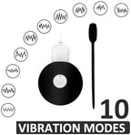 Remote Control Sound Stick Black Male Urethral Plug Kit with Special Experience Suitable for People in The Bedroom, The Best Choice for Role-Play with Your Partner