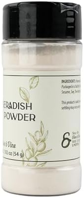 Olive & Vine Horseradish Root Powder, Spicy Kick, For Sauces & Marinades, Rich Tradition, Authentic Taste, For Global Recipes (1.92 Ounce)