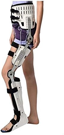 Knee Support Brace,Hip Knee Ankle Foot Orthosis Leg Fracture, Lower Limb Paralysis, Hip Walking Fixed with Walking Boots Brace Knee Surgery Ligament Support 917 (Right)