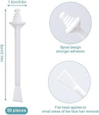 Plastic Wax Applicator Sticks and Disposable Spatulas - 50 Pieces for Nostril Cleaning, Nose Hair Removal, and Waxing