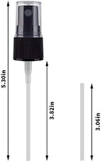 Hydior Essential Oil Spray Bottle Tops, Fine Mist Sprayer for 5ml and 15ml EO Bottles, Pack of 14, Rainbow