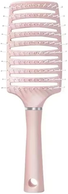 Air Cushion Hair Brush, Professional Massage Comb for All Hair Types, Anti-Hair Loss Styling Tool with Fluffy Design Pink