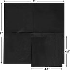 1100 Pack Cocktail Napkins Paper - Quality 3-Ply Black Beverage Napkins - Restaurant, Event, Bar Napkins - Perfect Size Dessert Napkin - Party Napkin Bulk - Elegant Wedding Napkins Disposable