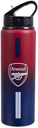 Arsenal F.C. Team Merchandise 750ml Aluminium Fade Bottle, White, One Size