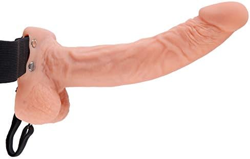 Pipedream Products Pipedream Fetish Fantasy 9 Hollow Strap On with Balls, Flesh