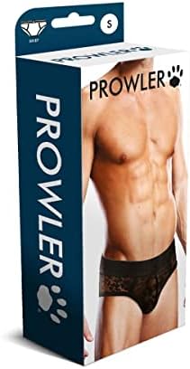Prowler Lace Letter Medium - Features Our Classic Prowler Paw Logo on Waistband - (UK SIZE 30" - 34") Black, Black, M, Black, Medium