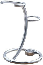 Razor Stand Holder Grooming Accessory Mustache Care Tool Multifunctional Men Beard Brush Stand Styling Art Shaving Brush Stand Bathroom(Silver)
