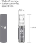 Silver Edible Glitter Spray - 10g Edible Silver Glitter for Cakes Food Grade Metallic Shimmer Powder Cake Sprinkles for Cookie Decorating Chocolate Strawberry