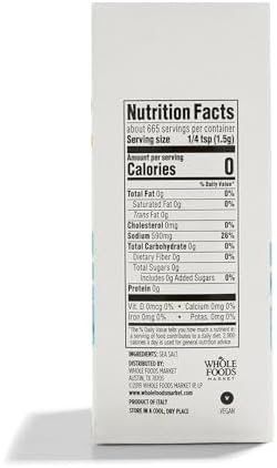 365 by Whole Foods Market, Kosher Sea Salt, Coarse, 2.2 lb