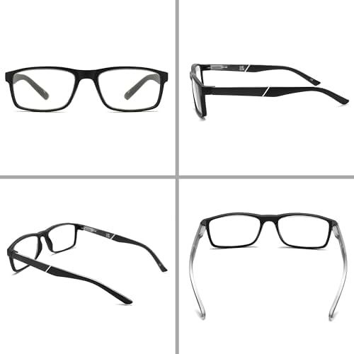 IVNUOYI 4 Pack Reading Glasses Blue Light Blocking Readers for Men Women,Lightweight Computer Eyeglasses with Spring Hinge