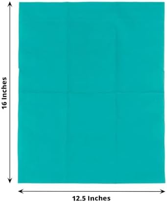 Efavormart 50 Pack | 2 Ply Soft Turquoise Dinner Party Paper Napkins, Wedding Reception Cocktail Beverage Napkins
