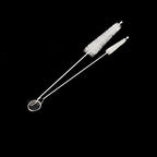 uxcell 2pcs Household Kitchen Kettle Spout Teapot Nozzle Cleaning Brush Tool Set Traw Pipe Nozzle Cleaning Tool Loop Handle Cleaning Set