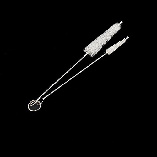 uxcell 2pcs Household Kitchen Kettle Spout Teapot Nozzle Cleaning Brush Tool Set Traw Pipe Nozzle Cleaning Tool Loop Handle Cleaning Set