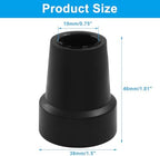 Bonsicoky Rubber Cane Tips 3/4 Inch