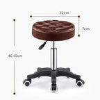 Office Chair Swivel,Modern Minimalist High Stool,Cotton Upholstered Bar Stool for Home,Nordic Design,Adjustable Height