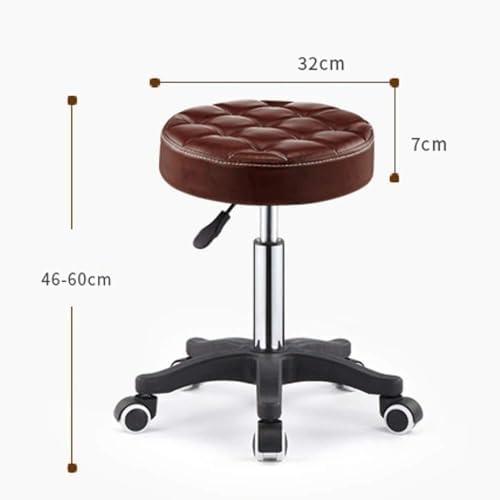 Office Chair Swivel,Modern Minimalist High Stool,Cotton Upholstered Bar Stool for Home,Nordic Design,Adjustable Height