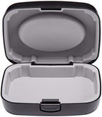Hearing Aid Case Hard - Portable Protective Storage Case for BTE CIC IIC ITE (Black)