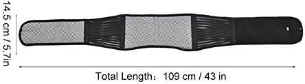 Zerone Lower Back Brace Support Tourmaline Self-Heating Lumbar Support Wrap Unisex Therapy Waist Belt with Breathable Mesh and Dual Adjustable Straps for Back Lower Back Lumbar Pain Relief
