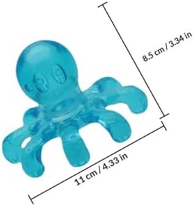 ARTIBETTER 2 Pieces Portable Octopus Head Scalp Massagers, Professional Handheld Hair Scratcher for Relaxation and Stress Relief, Household Use Scalp Massage Tools Random Color