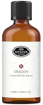 Mystix London | Dragon - Chinese Zodiac Essential Oil Blend 100ml - for Diffusers, Aromatherapy & Massage Blends | Perfect as a Gift | Vegan, GMO Free