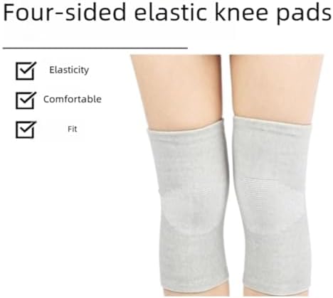 One Compress Premium Bamboo Knee Sleeve, Knee Braces for Men and Women, Ideal for Running, Hiking, and Daily Wear (Gray,L (140-180))