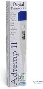 ADC 413B-1 Compact Digital Stick Thermometer, Oral, Adtemp