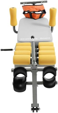Multifunctional Full Body Traction Bed, Cervical Spine Stretcher Traction Spine Lumbar Massage Traction Table Back Stretch Decompression Machine for Tension Relief & Body Aches Pains, Massage (Grey)
