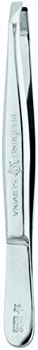 Pfeilring Germany professional Eyebrow Tweezers, Notched Tips, Nickel Plated