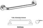 Safety Grab Bar,Shower Thick Stainless Steel Support Handrail Safety Anti-Slip Assist Grab Bar Bathtubs and Showers Wall Mount Grip Disabled Elderly Children/Silver/48Cm