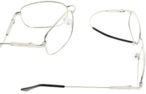 Eyekepper Mens Womens Reading Glasses Bendable Titanium Memory Readers