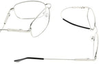 Eyekepper Mens Womens Reading Glasses Bendable Titanium Memory Readers