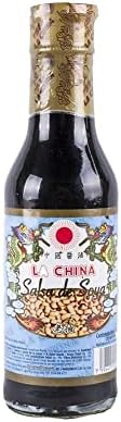 La China Salsa de Soya y de Ajo – 300ml cada una, Importada de Maracaibo, Venezuela/La Maracucha/La China Soy Sauce and Garlic Sauce – La Maracucha 10.14 Fl Oz each (2 Units)