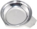 2PCS Electronic Scale Tray 7.5x6.5cm Stainless Steel Weighing Pan Suitable for Weighing Jewellery Spices Resin Packing