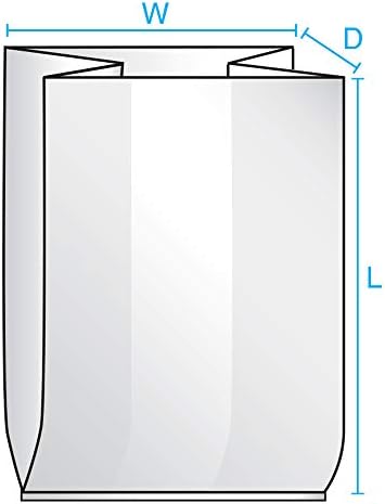 54" x 44" x 132" x 2 mil Clear Eco-Manufactured Plastic Bin and Gaylord Liners (Roll of 30)