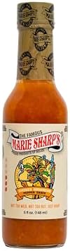 Marie Sharp’s Smoked Habanero Pepper Sauce, 5 oz – Belizean Hot Sauce with Bold Smoke & Heat – All-Natural, Gluten-Free