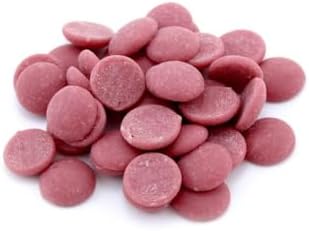 Cocoläat Ruby Couverture Chocolate Chips | Culinary Grade for Bakers, Pastry Chefs, & Chocolatiers | 35% Cocoa - 35% Fat | Gold Foil Resealable Pouch Perfect Holiday Gift | 12 oz