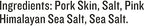 EPIC Pink Himalayan Salt Pork Rinds, Keto Consumer Friendly, 4Ct Box 2.5oz bags (Pack of 4)