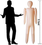 MAYAPHILOS 60 Inch Life Size Inflatable Body Mannequin for DIY Cosplay Halloween Decorations Props, Blow Up Dummy Doll for Yard Patio House Decor