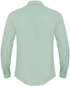 JEKAOYI Button Down Linen Shirts for Men Casual Long Sleeve Regular Fit Cotton Beach Shirts with Pocket