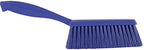 Vikan 45878 Bench Cleaning Brush, Polypropylene/Polyester Soft Bristle Dustpan Brush & Sweeper With Handle, 14-Inch, Purple